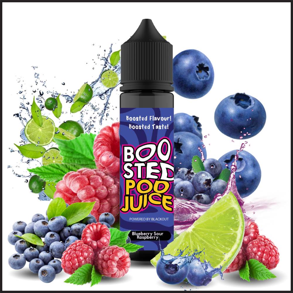 BOOSTED 60ML - Blueberry Sour Raspberry 